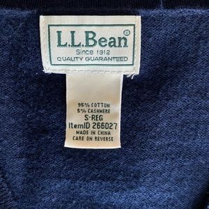 LL Bean cardigan